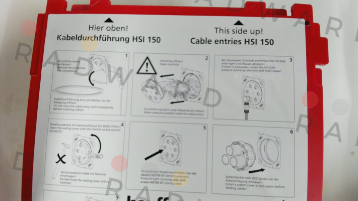 HSI150 1x1 K/100 (3030303428) HAUFF-TECHNIK