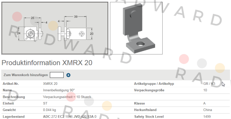 XMRX 20 (1*10)  FlexLink