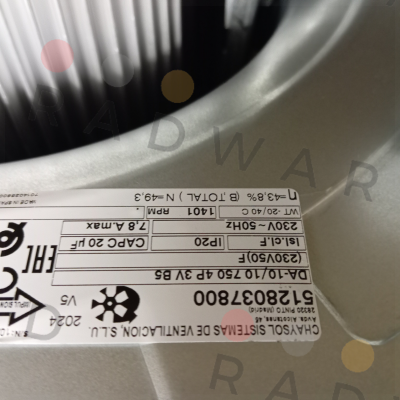 DA-10/10 750 4P 3V B5 (230V50)F V5 / 5128037800 Chaysol