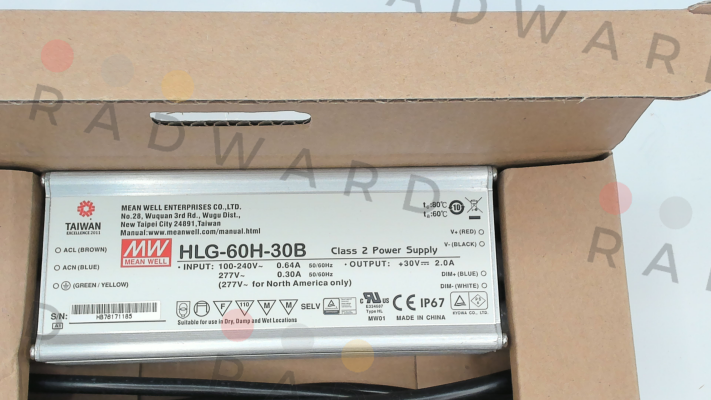 HLG-60H-30B Mean Well