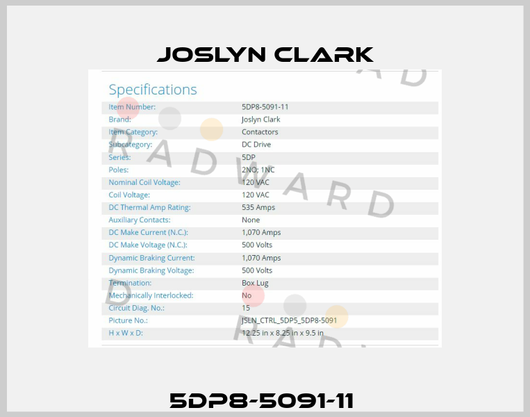 5DP8-5091-11  Joslyn Clark