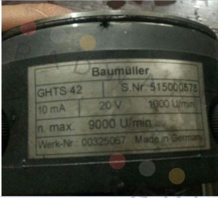 GHTS 42 S.Nr. 515000578  Baumüller