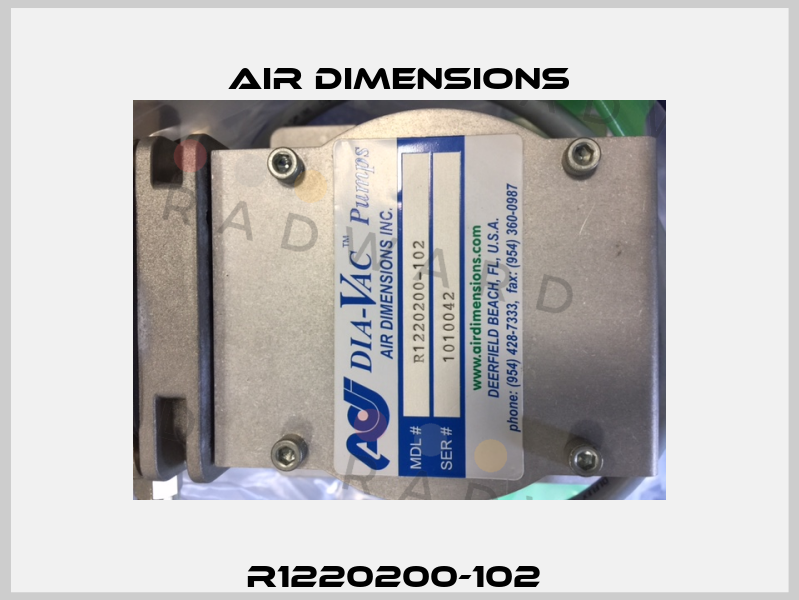 R1220200-102  Air Dimensions