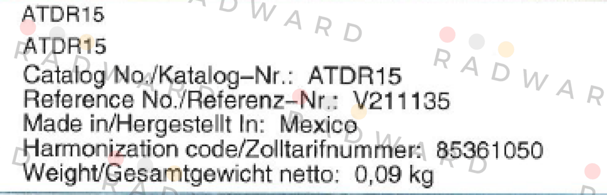 ATDR15 (V211135)  Mersen