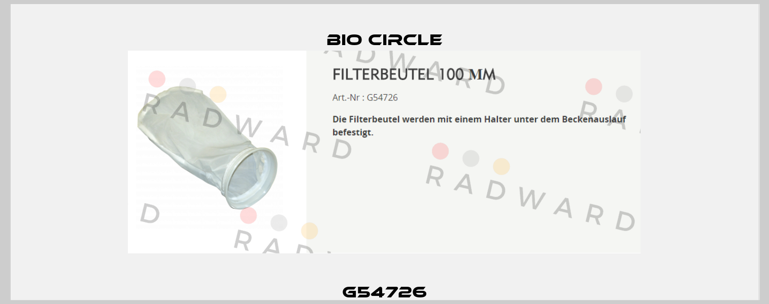 G54726 Bio Circle