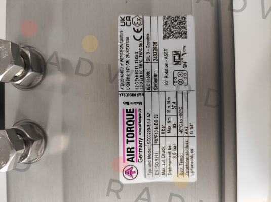 AT351US07 (SC00220-3,5UF07F1022AZ) Air Torque