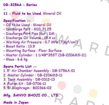 DB-3256A-11 Suntes