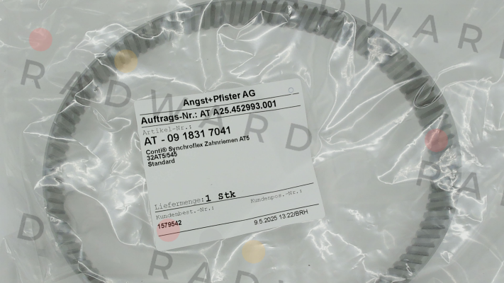 P/N: 0918317041, Type: 32AT5/545 Angst-Pfister