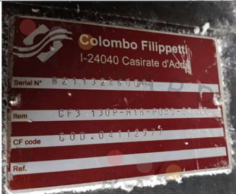 CF3 130P-H18-P050-DS VX Colombo Filippetti