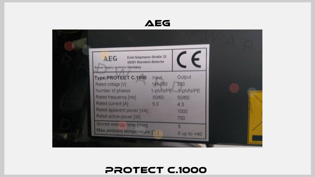 PROTECT C.1000  AEG