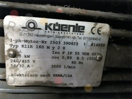 K11R 160 MY2H  oem  Küenle