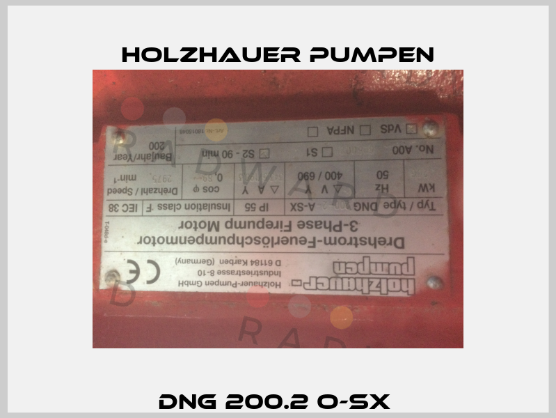 DNG 200.2 O-SX  Holzhauer Pumpen