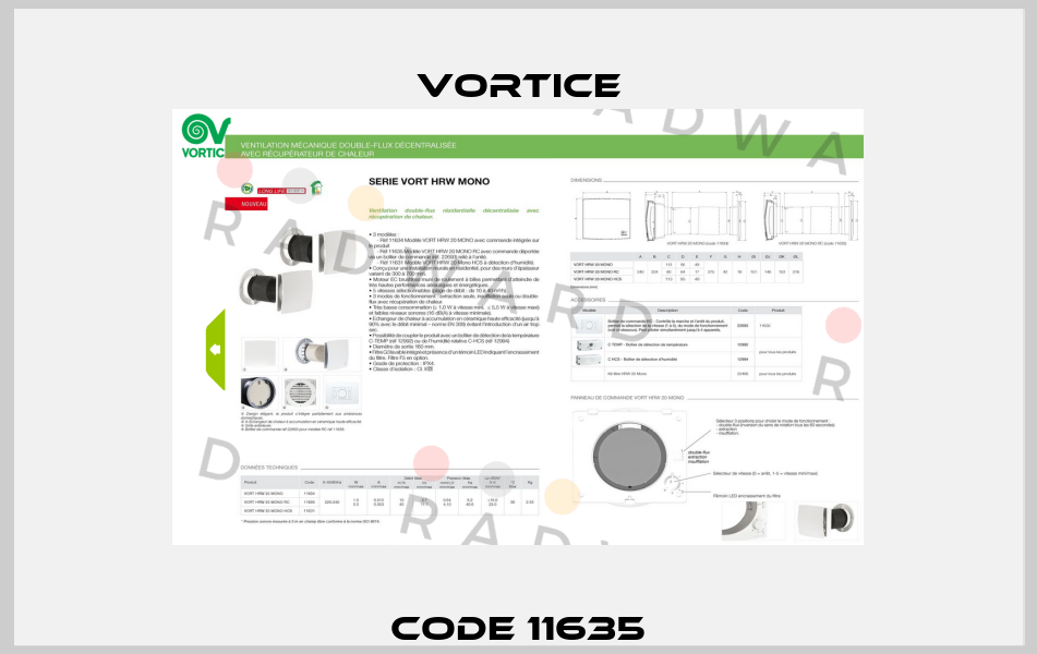 code 11635 Vortice