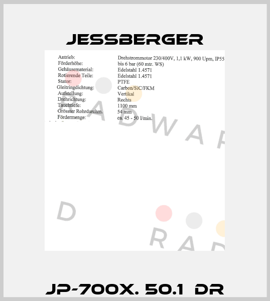 JP-700X. 50.1  DR Jessberger