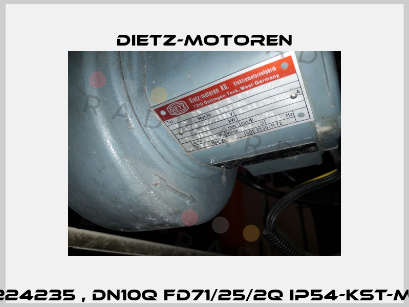 224235 , DN10Q FD71/25/2Q IP54-KST-M  Dietz-Motoren