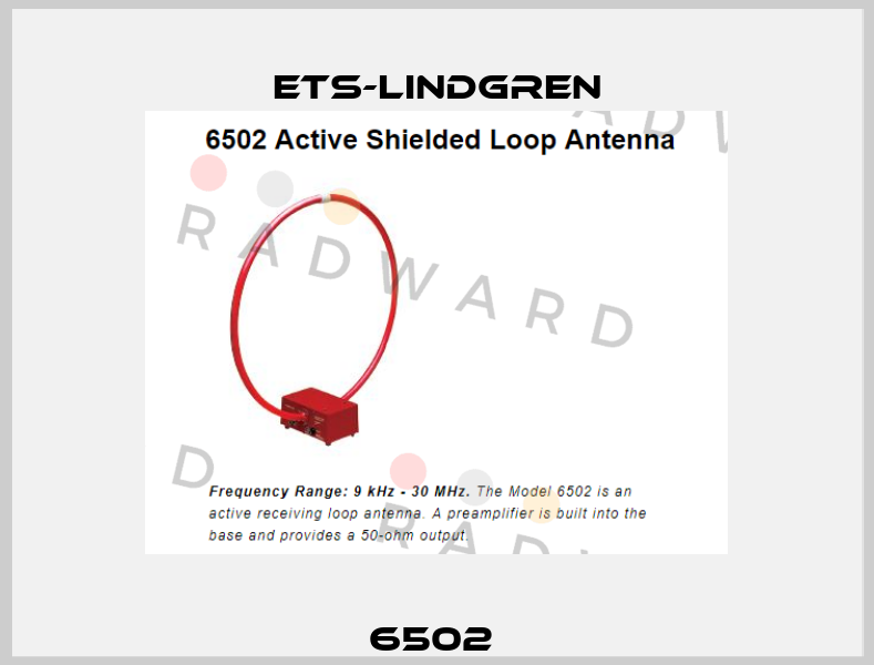 6502  ETS-Lindgren