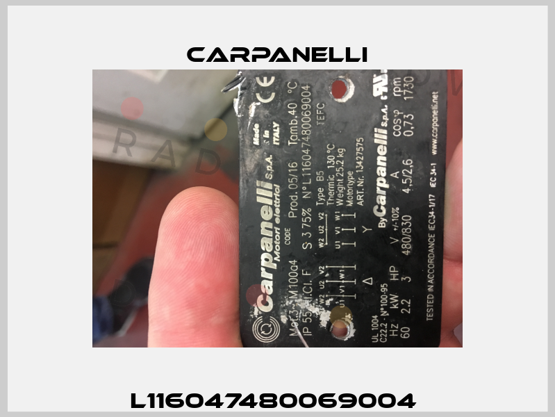 L116047480069004  Carpanelli
