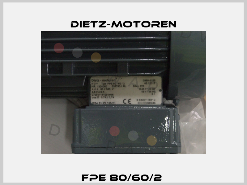 FPE 80/60/2  Dietz-Motoren