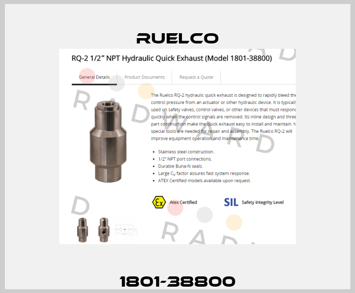 1801-38800 Ruelco