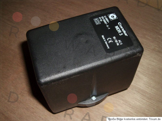 MDR 3 EN 60947-4-1 Condor