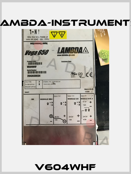 V604WHF lambda-instruments