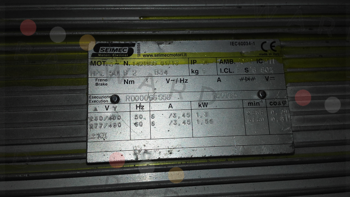 Old Code: R000066558/New code RC00019534  Seimec (Rossi)