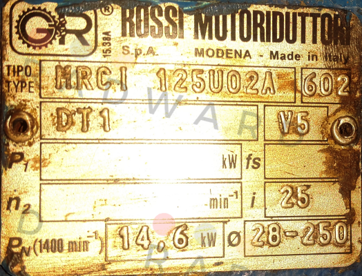 MR CI 125 UO2A  Rossi