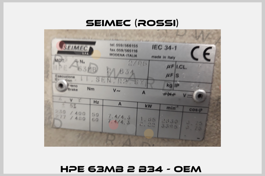HPE 63MB 2 B34 - OEM  Seimec (Rossi)