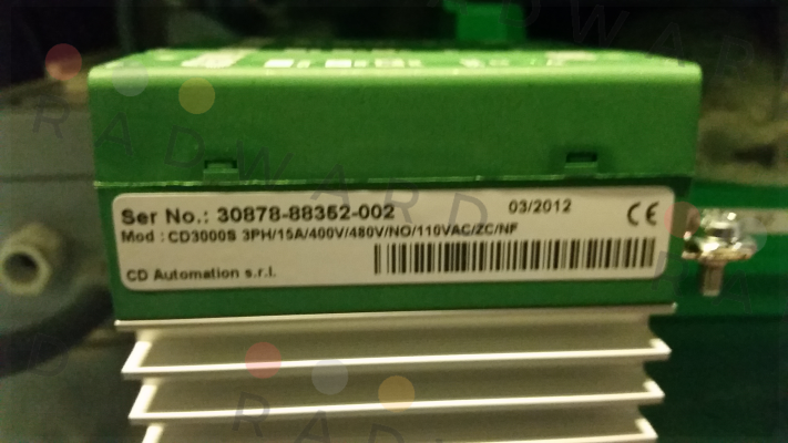 CD3000S-3PH/15A/400V/480V/No/110VAC/ZC/NF  CD AUTOMATION