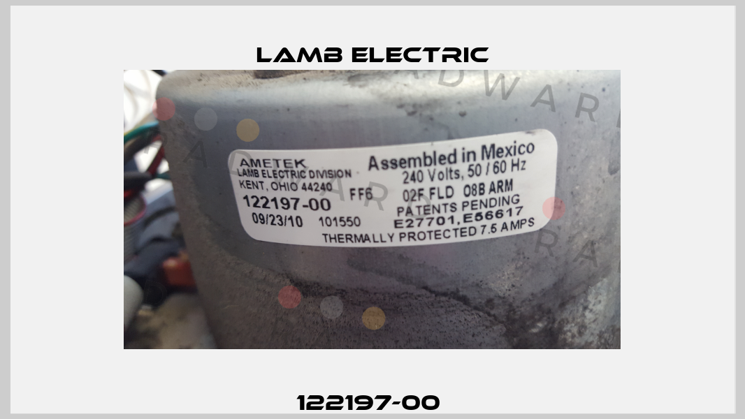 122197-00  Lamb Electric