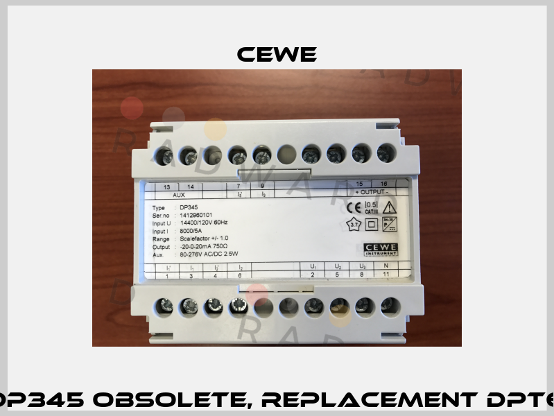 Type: DP345 obsolete, replacement DPT623-156 Cewe