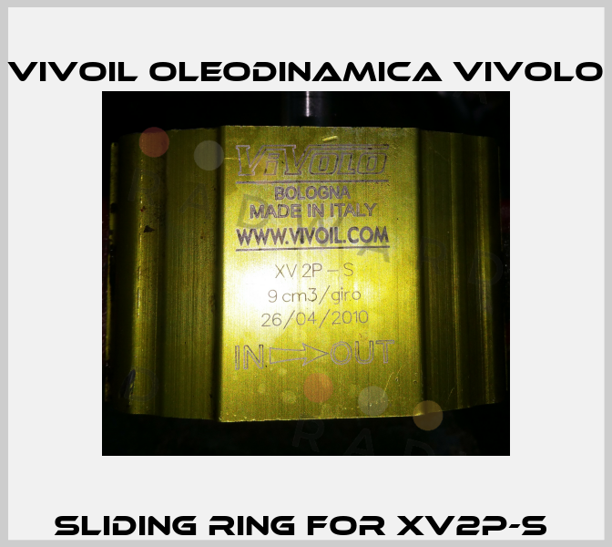 Sliding ring for XV2P-S  Vivoil Oleodinamica Vivolo