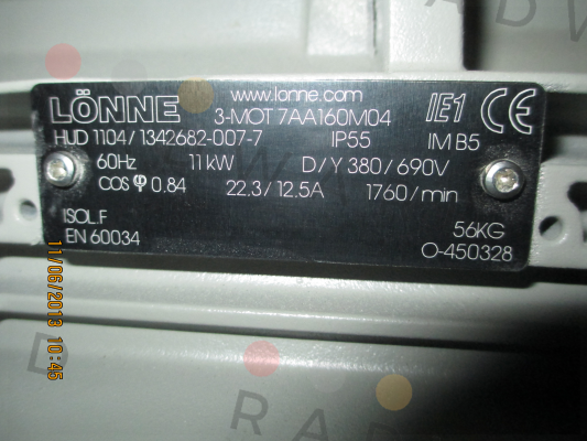3-MOT 7AA160M04  Lönne