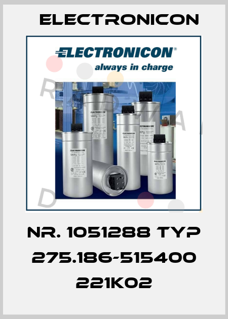 Nr. 1051288 Typ 275.186-515400 221K02 Electronicon