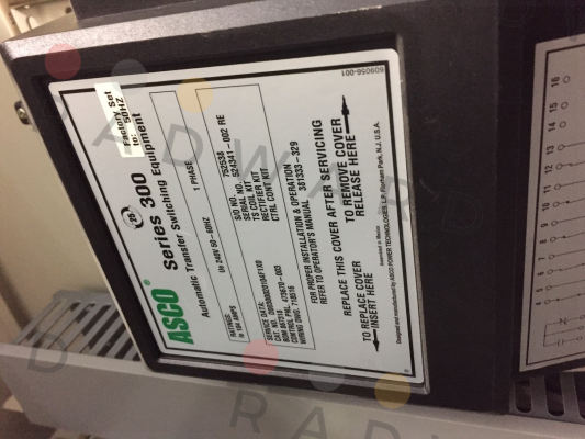 SERIES 300 1PHASE  Asco