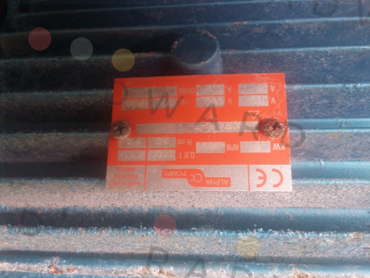 03 RA/G-T  Alpha Pompe