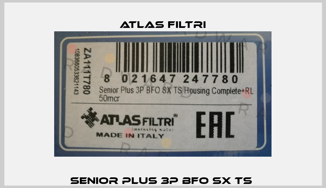 SENIOR PLUS 3P BFO SX TS  Atlas Filtri
