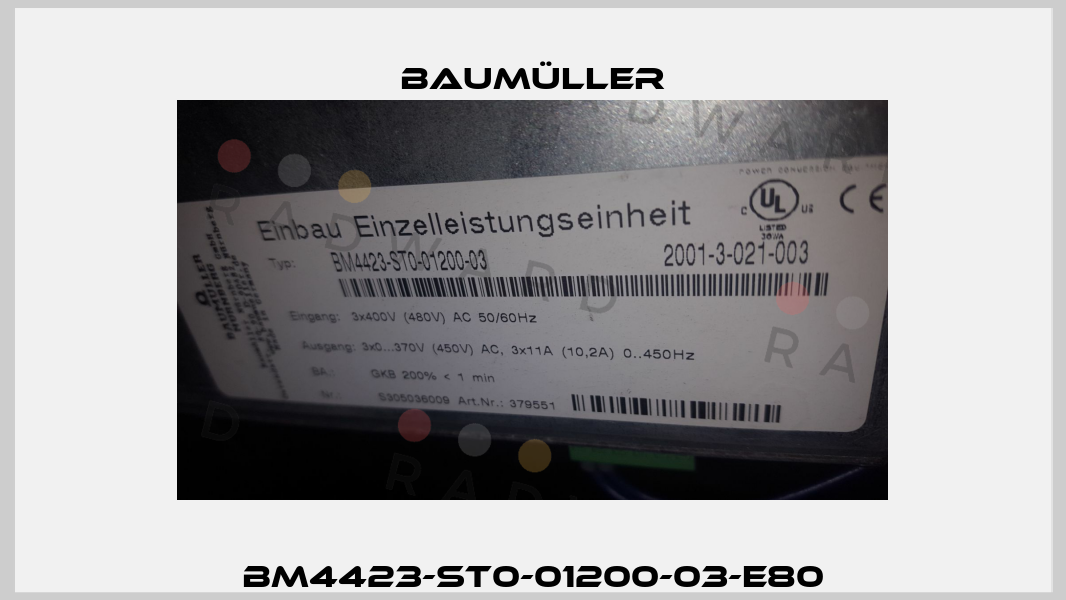BM4423-ST0-01200-03-E80 Baumüller
