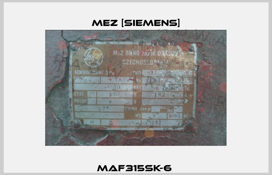 MAF315Sk-6  MEZ [Siemens]