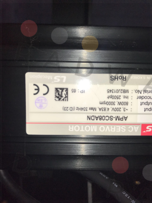 APM - SC08 ADN obsolete, alternative Yaskawa motor SGMJV08 + driver SGDV5R5  LS Mecapion