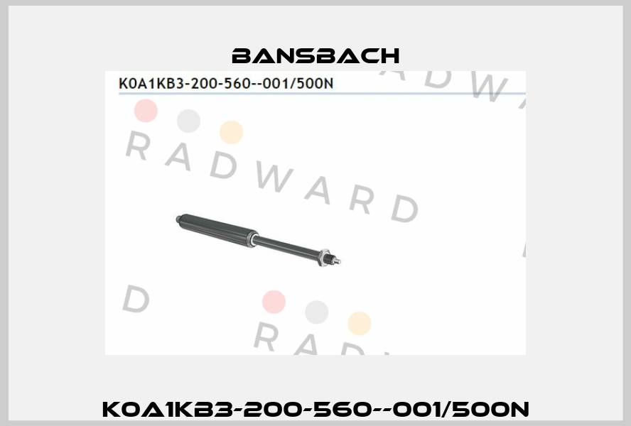 K0A1KB3-200-560--001/500N Bansbach