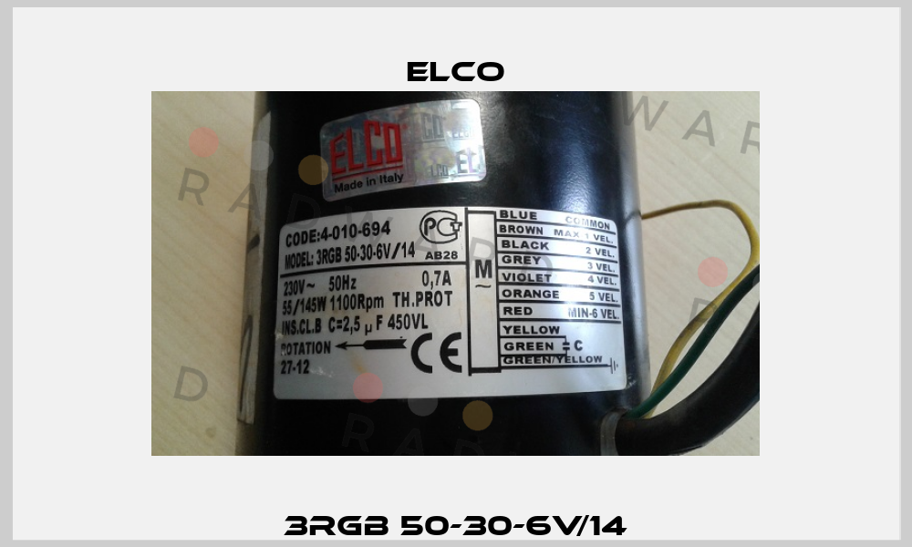 3RGB 50-30-6V/14 Elco