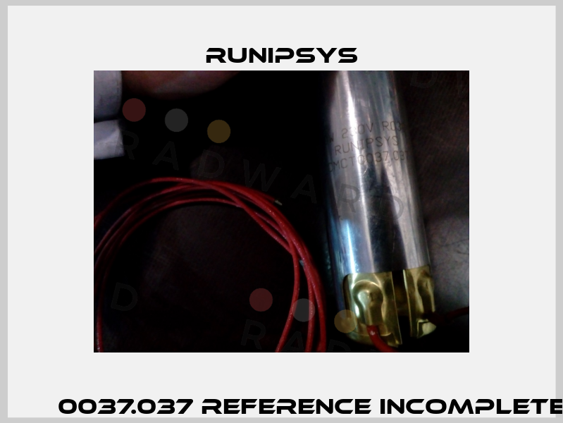 СМСТ 0037.037 reference incomplete  RUNIPSYS