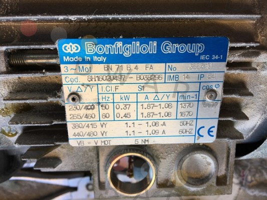 BN 71B 4 FA B14 Bonfiglioli