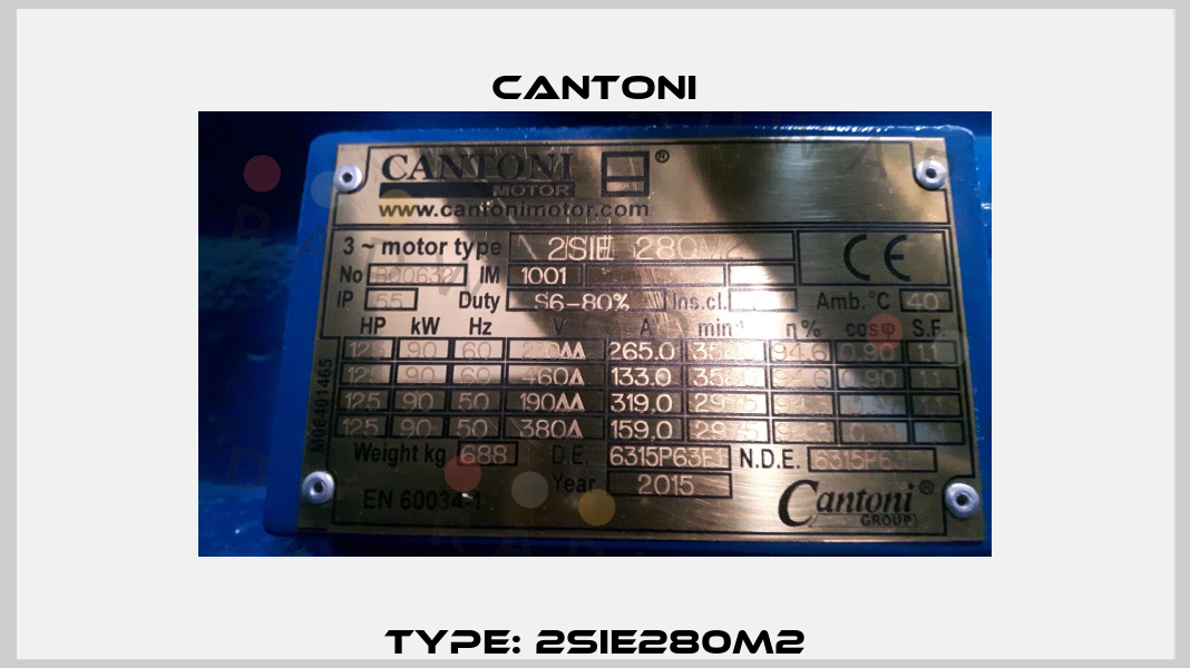 Type: 2SIE280M2 Cantoni