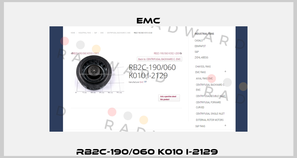 RB2C-190/060 K010 I-2129  Emc