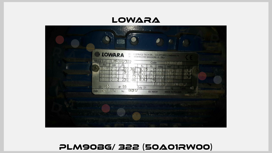 PLM90BG/ 322 (50A01RW00) Lowara