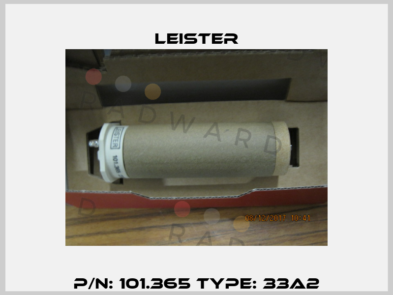 P/N: 101.365 Type: 33A2 Leister