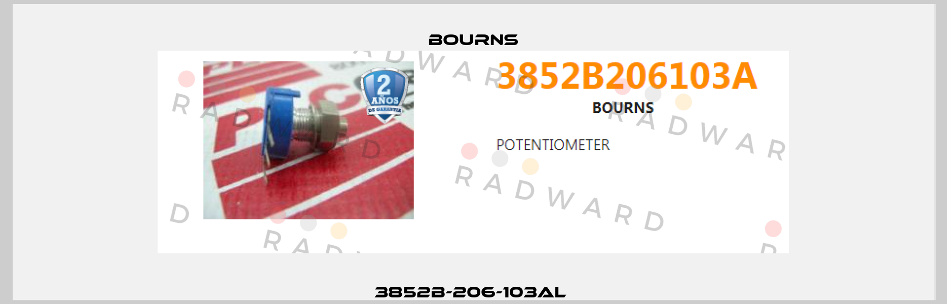 3852B-206-103AL  Bourns