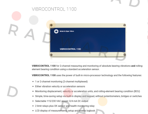 VC-1100-C02 Bruel-Kjaer